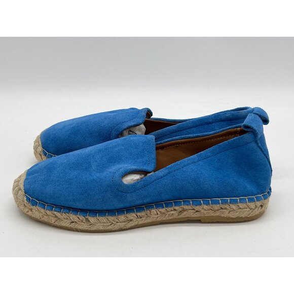 G.H. Bass Womens Blue Suede Espadrilles Size 6 - Picture 3 of 8